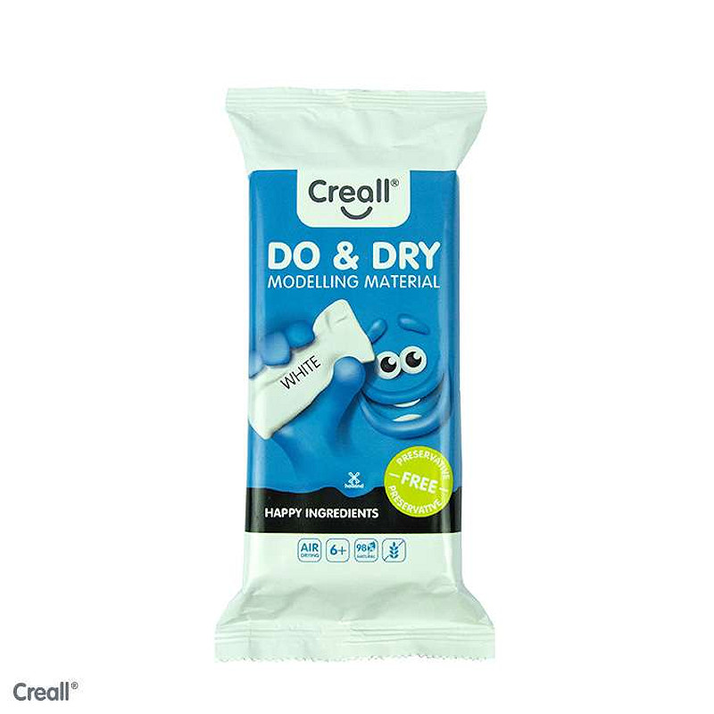 Creall Do & Dry boetseerklei 500gram - wit