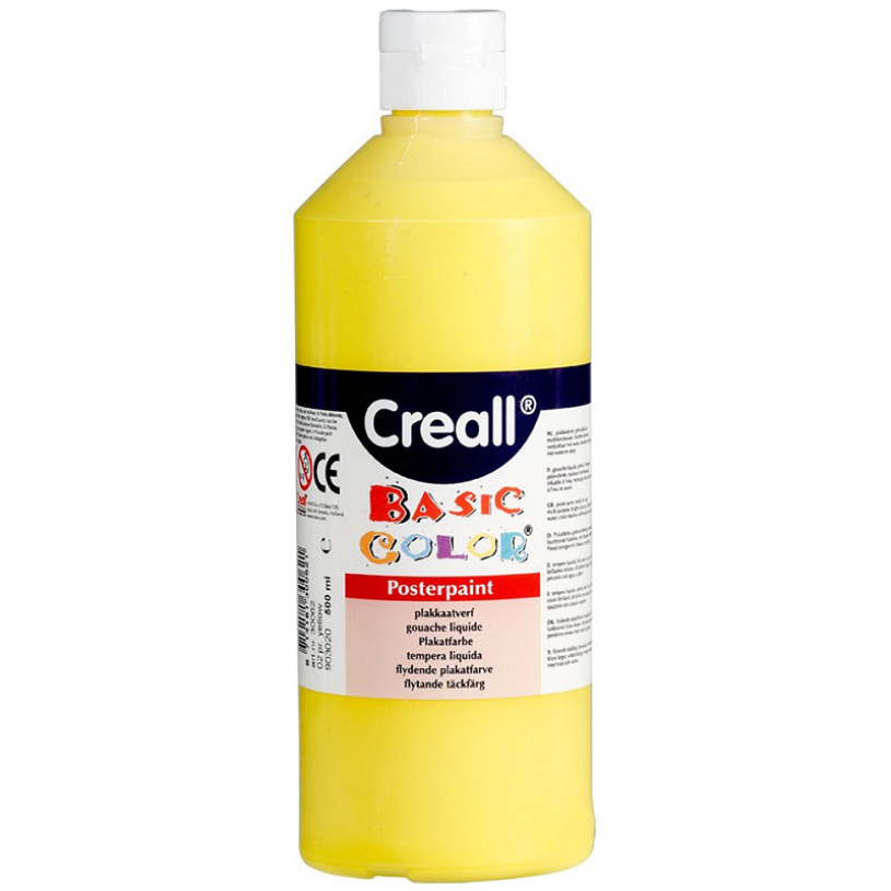 Creall plakkaatverf Basic Color 500ml - Geel