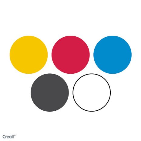 Creall plakkaatverf Dacta Color tubes 5x250ml