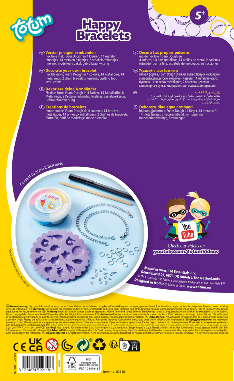 Totum Creativity Happy Bracelets