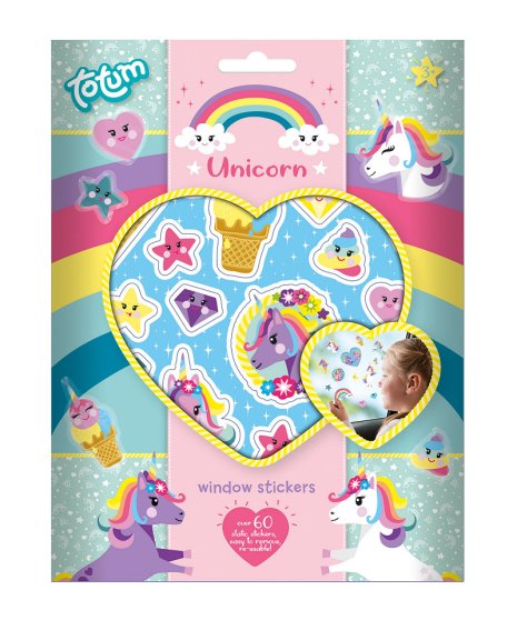 Totum Unicorn raamstickers