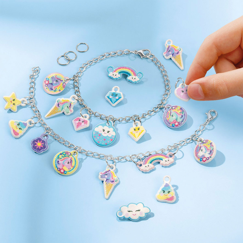Totum Unicorn Puffy Charm Armbanden