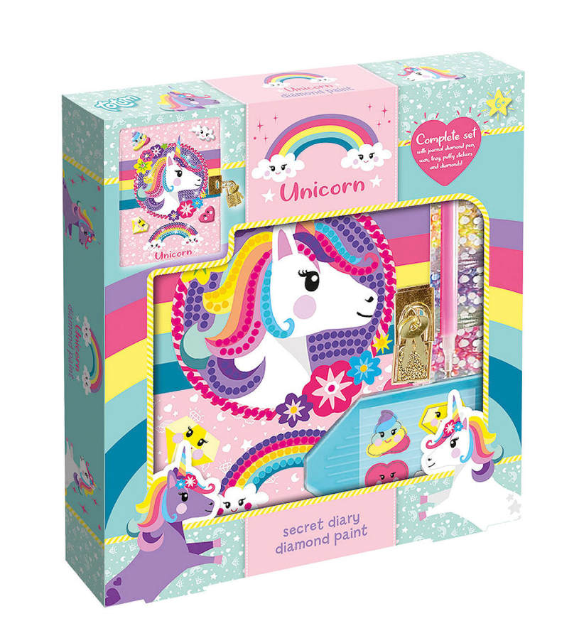 Totum Unicorn Geheim Dagboek Diamond Painting