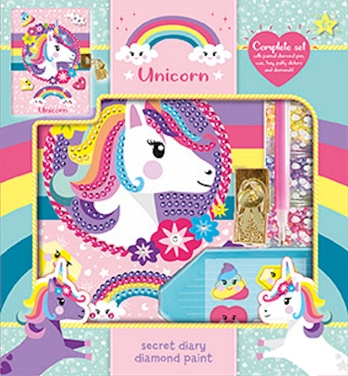 Totum Unicorn Geheim Dagboek Diamond Painting
