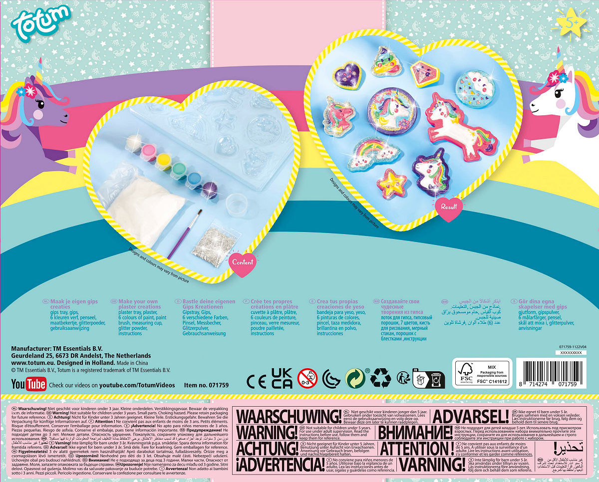 Totum Unicorn Model and Paint Unicorn