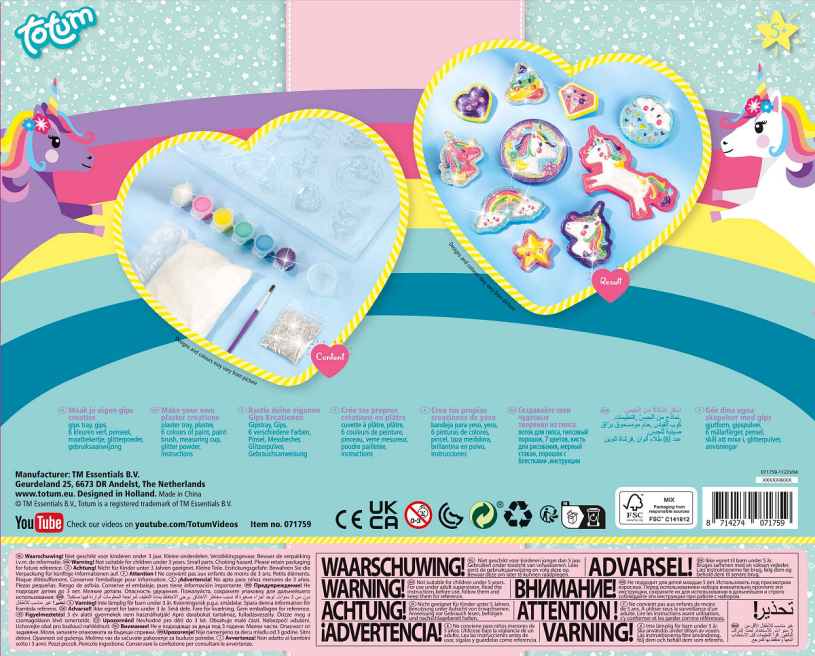 Totum Unicorn Model and Paint Unicorn