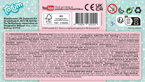 Totum Unicorn Muziek En Juwelendoosje