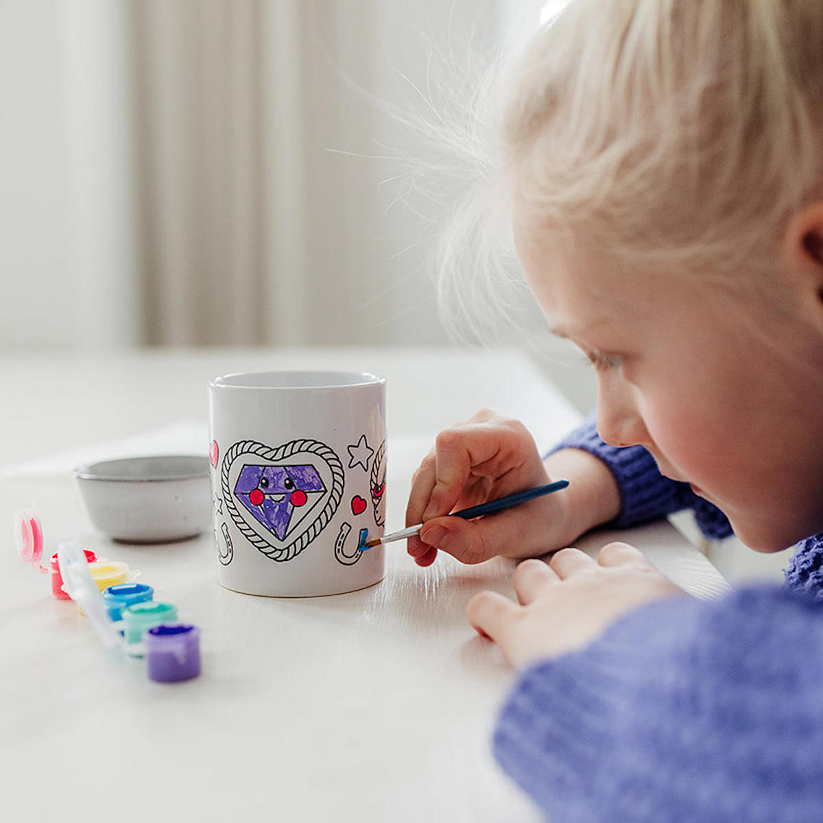 Totum Unicorn Schilder Je Eigen Mok