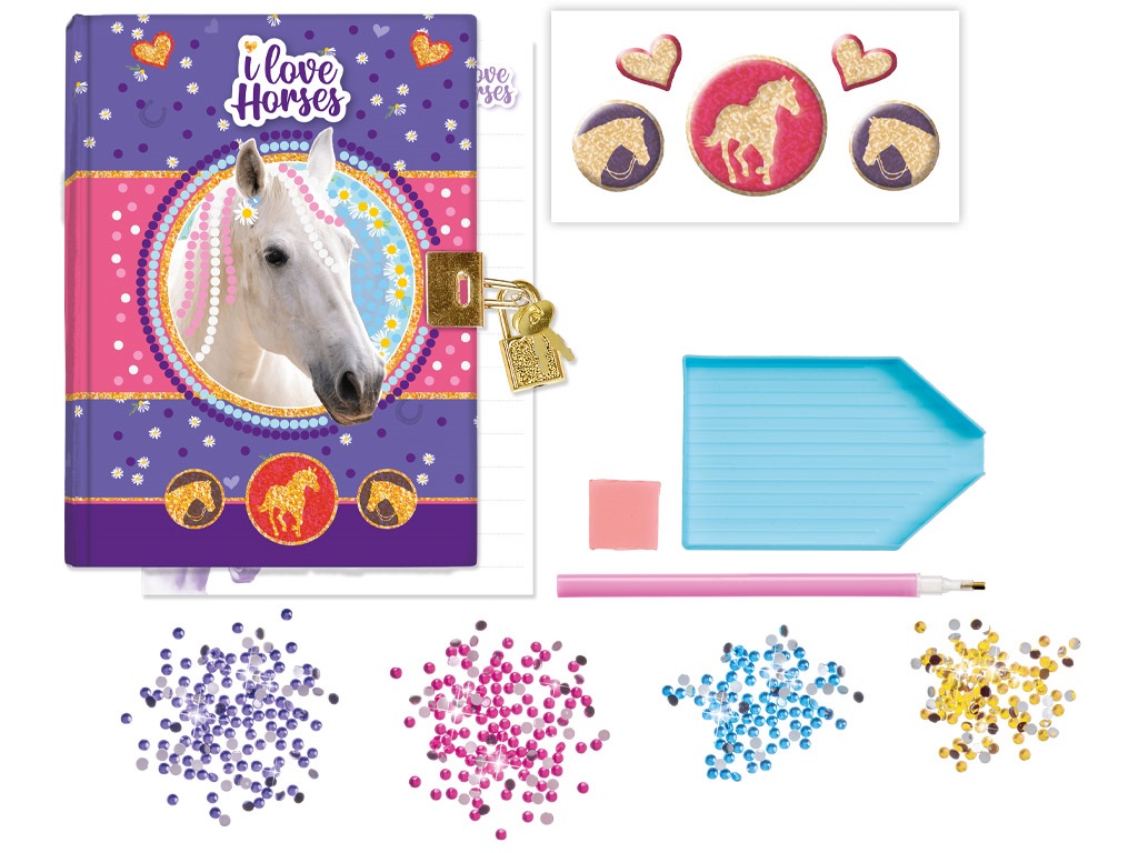 Totum I Love Horses Secret Diary Diampnd Painting