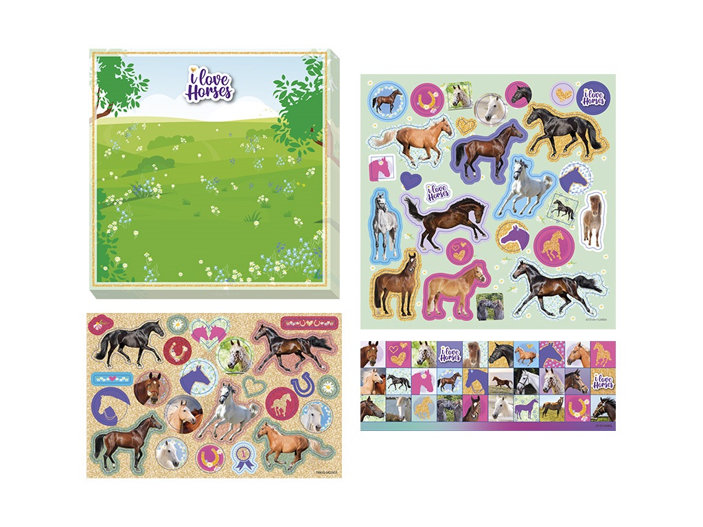 Totum I Love Horses Stickerset