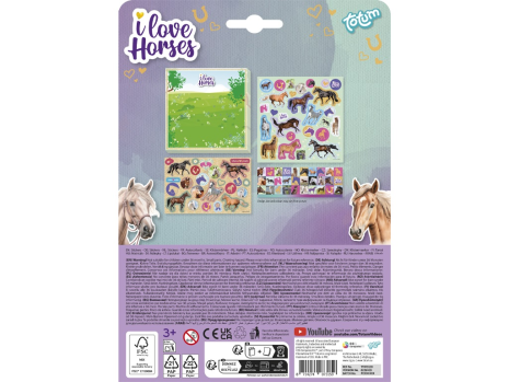 Totum I Love Horses Stickerset