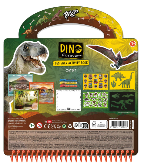 Totum Dino Designer Activity Book