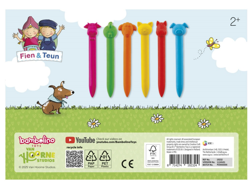 Fien en Teun - waskrijtjes