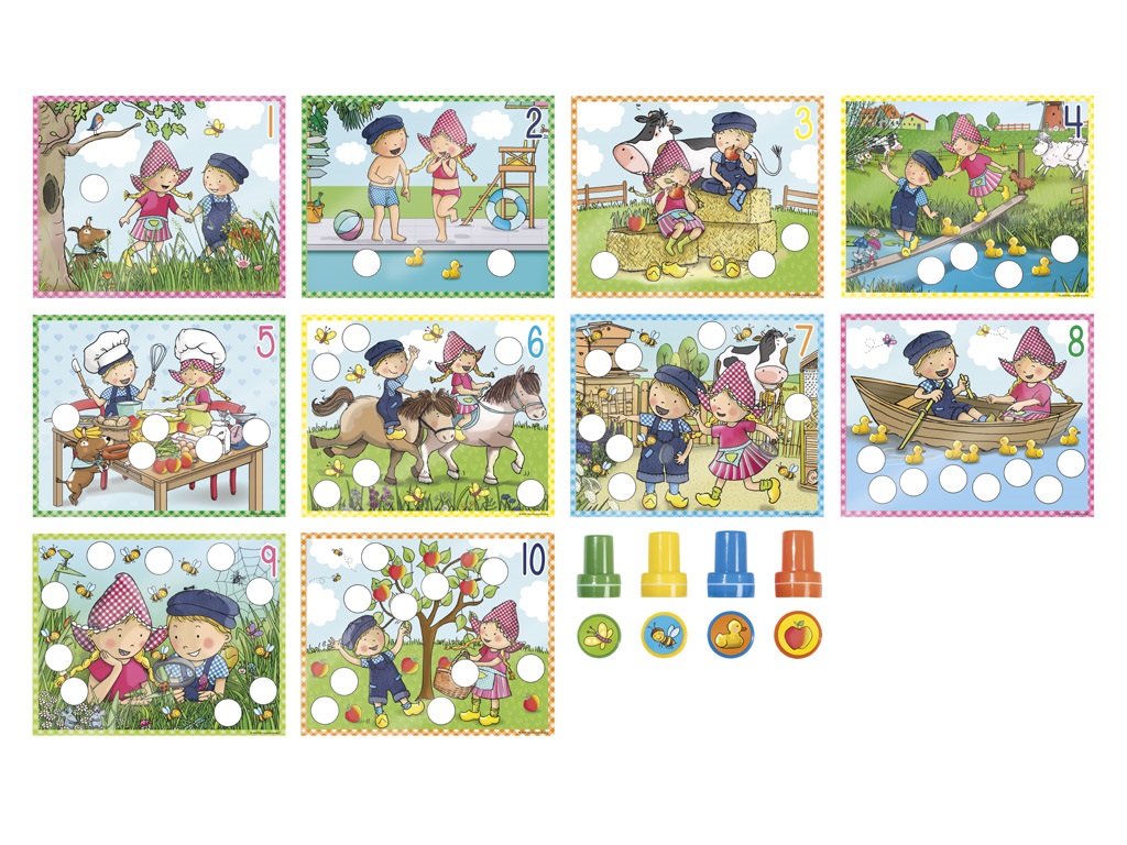 Fien en Teun - stempelset