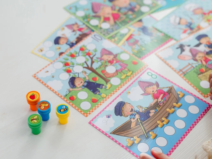 Fien en Teun - stempelset