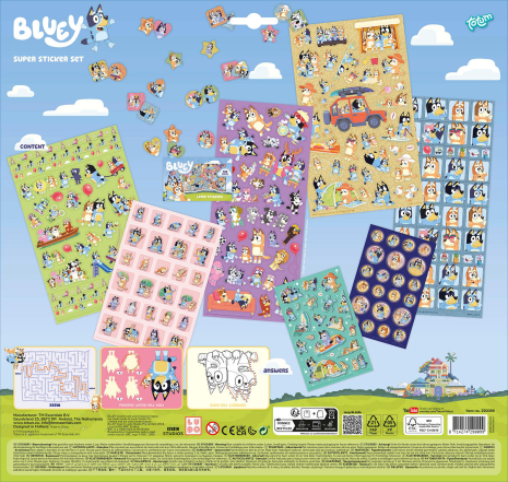 Totum Bluey Super Sticker Set