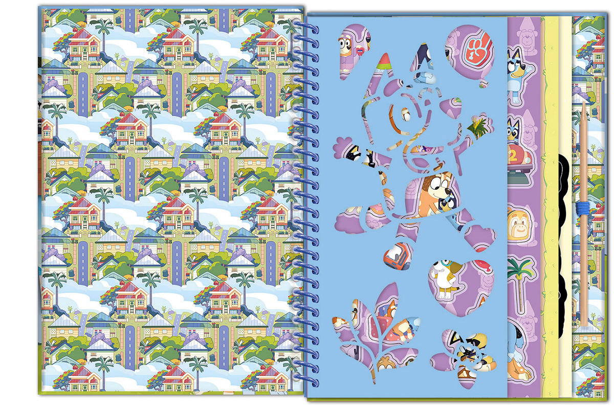 Totum Bluey Scratchbook
