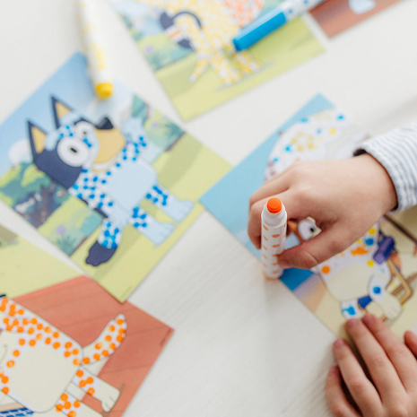 Totum Bluey Dot Stamping