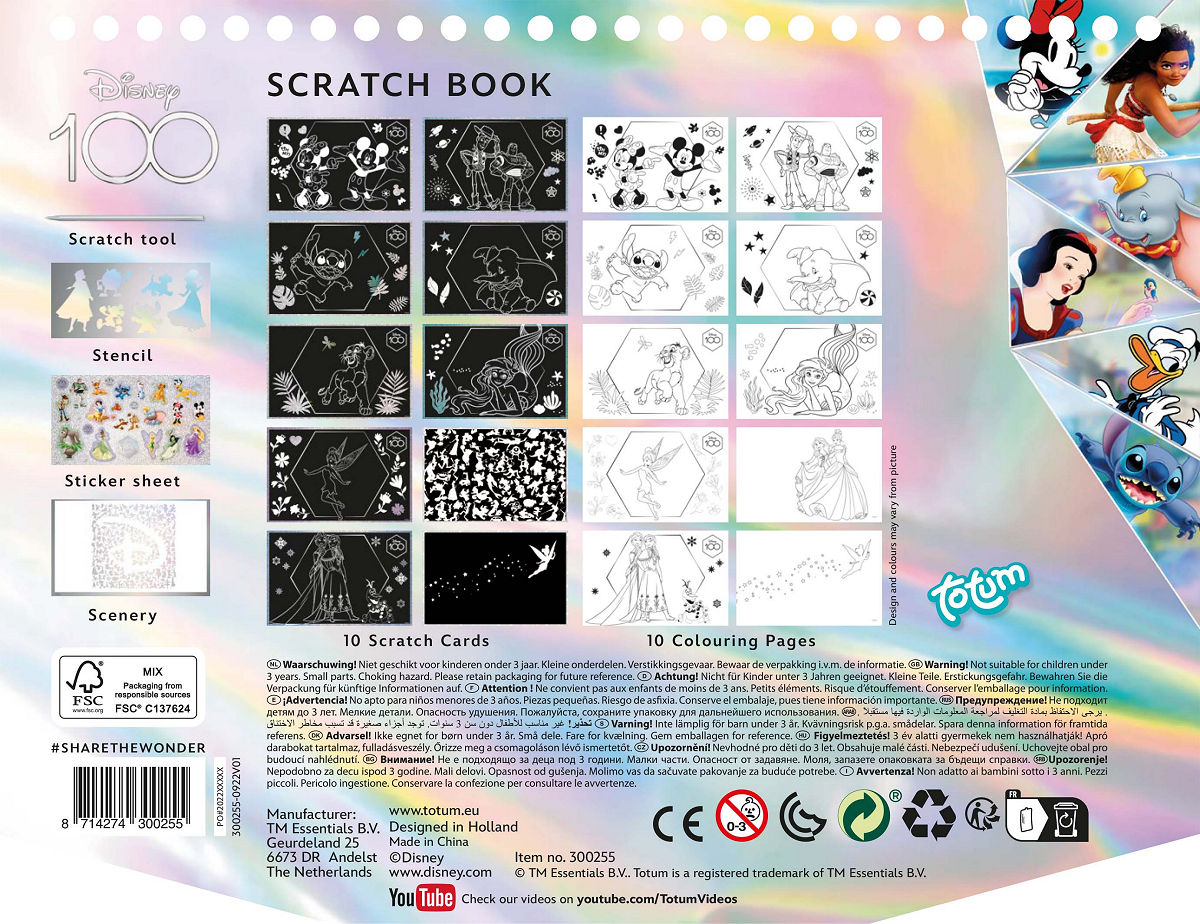Totum Disney Scratchbook