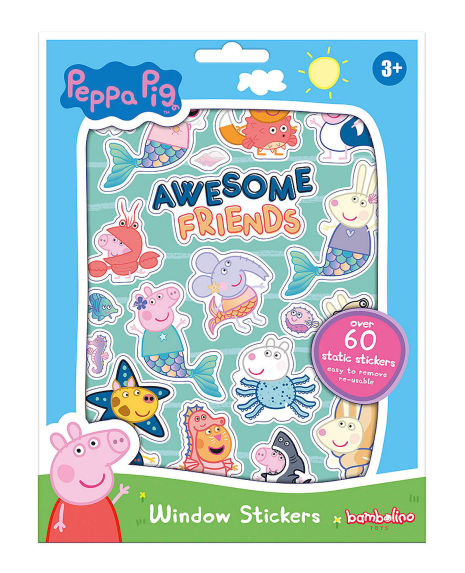 Totum Peppa Pig raamstickers