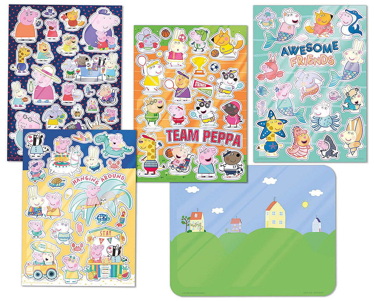 Totum Peppa Pig raamstickers