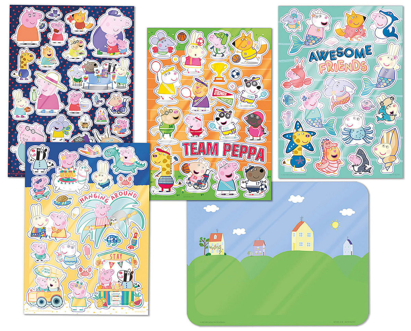 Totum Peppa Pig raamstickers