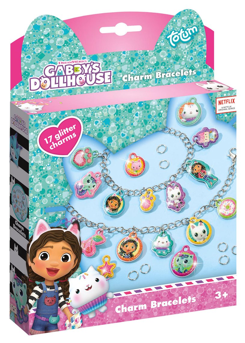 Totum Gabby's Dollhouse Glitter Charm Bracelets