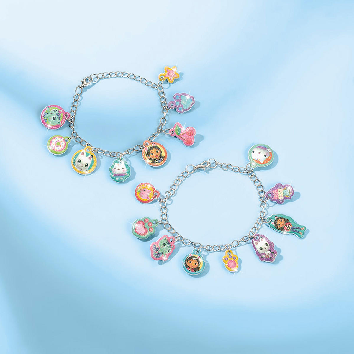 Totum Gabby's Dollhouse Glitter Charm Bracelets