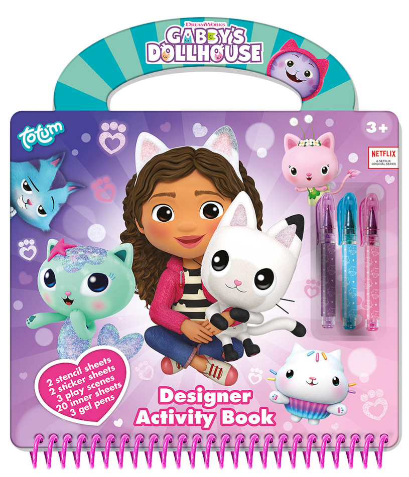 Totum Gabby's Dollhouse Designer Activity Book