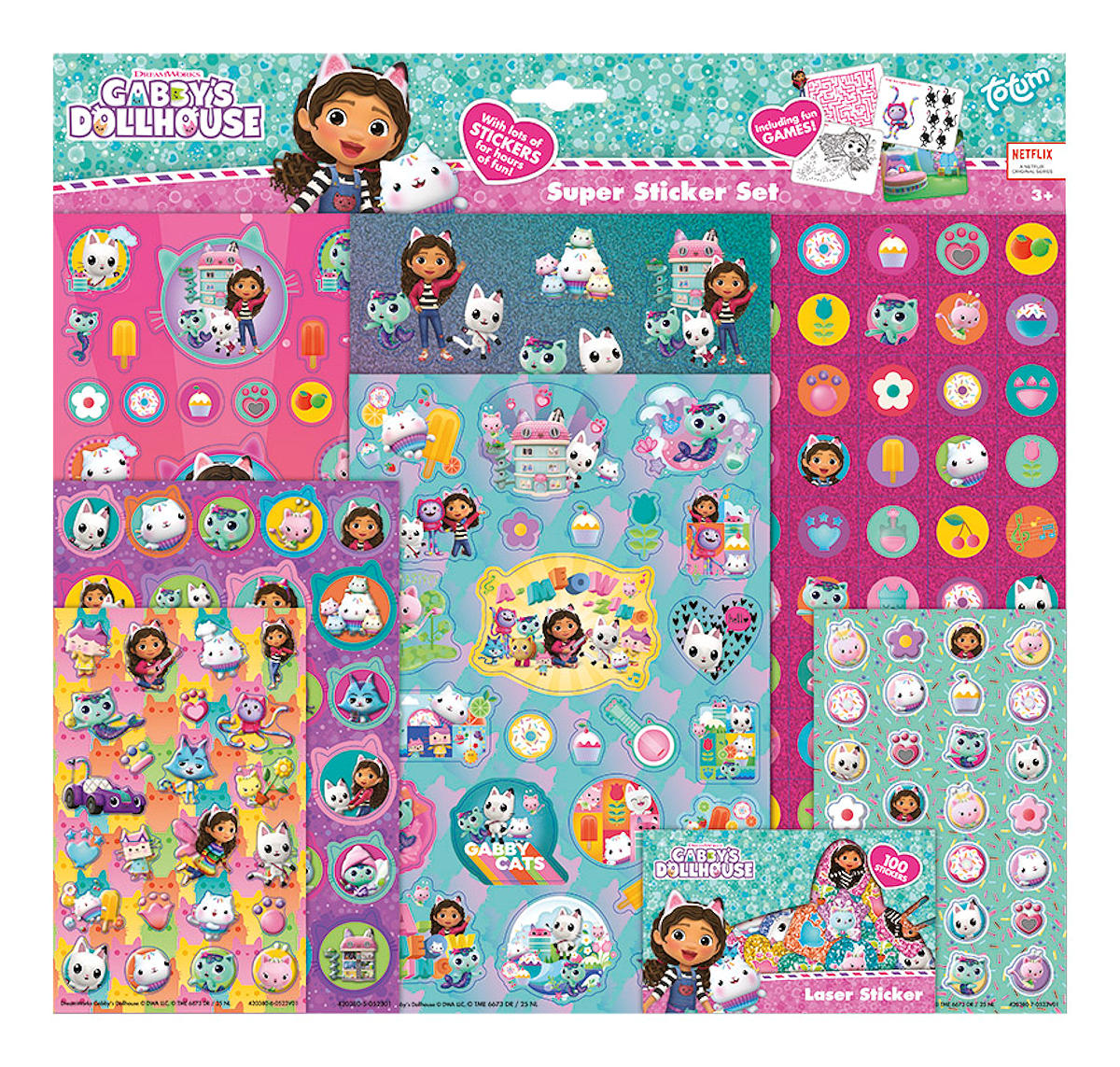 Totum Gabby's Dollhouse Super Sticker Set