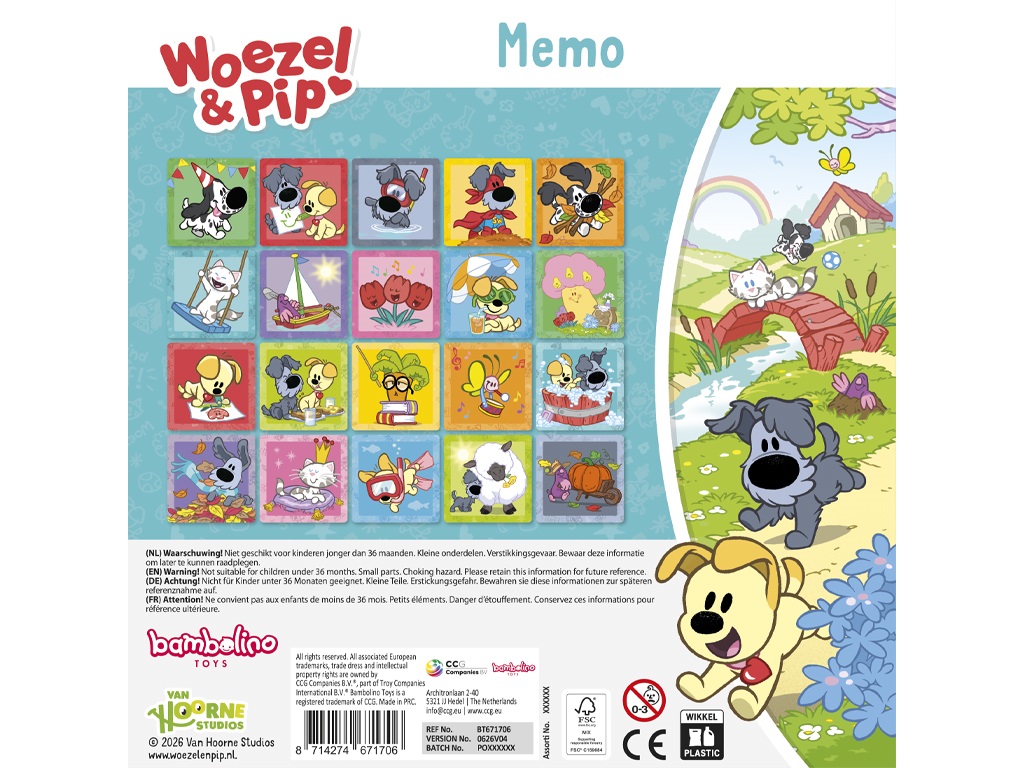Bambolino Woezel en Pip - Memo