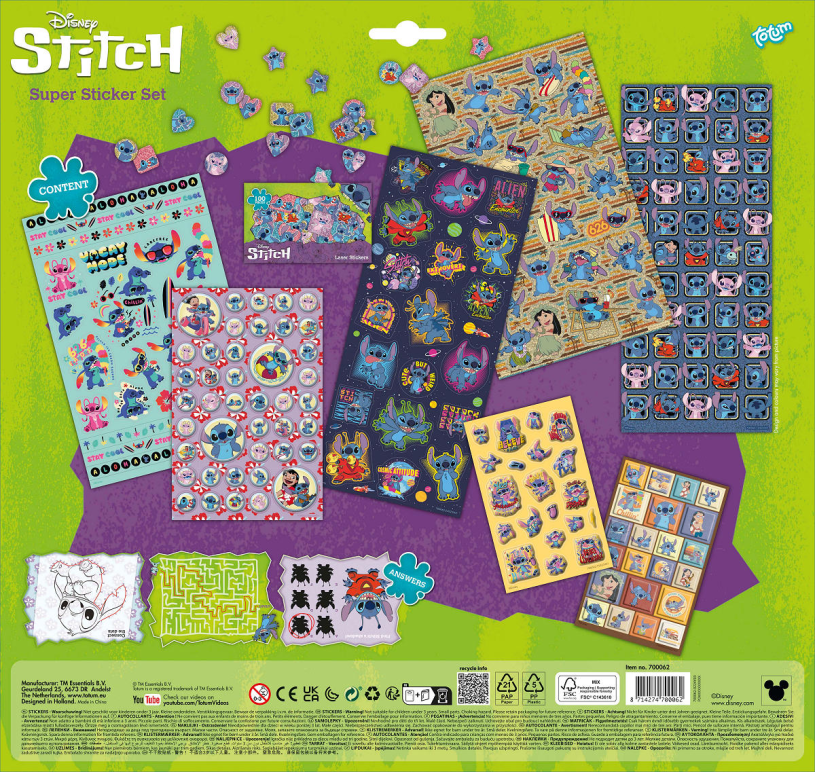 Totum Stitch Super Sticker Set