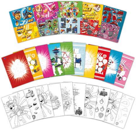 Totum Paw Patrol Sticker By Number Book