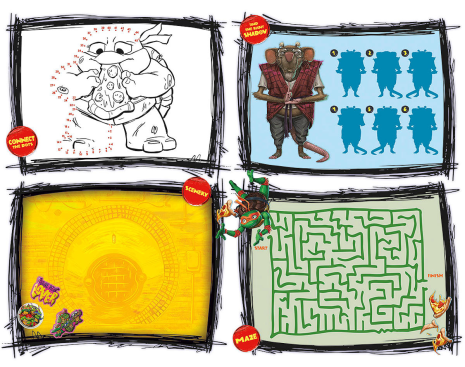 Totum TMNT Mutant Mayhem Super Sticker Set