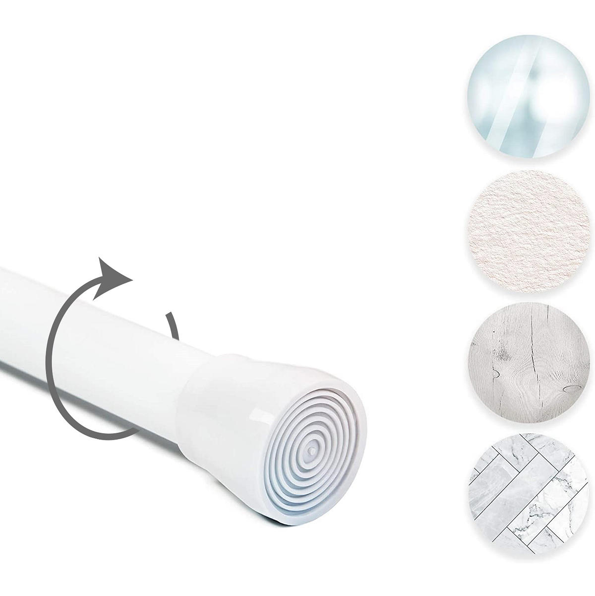 DH Douchestang Wit 70x120cm