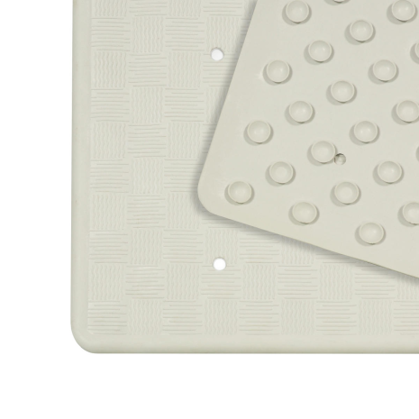 DH Badmat Rubber 35x75cm wit