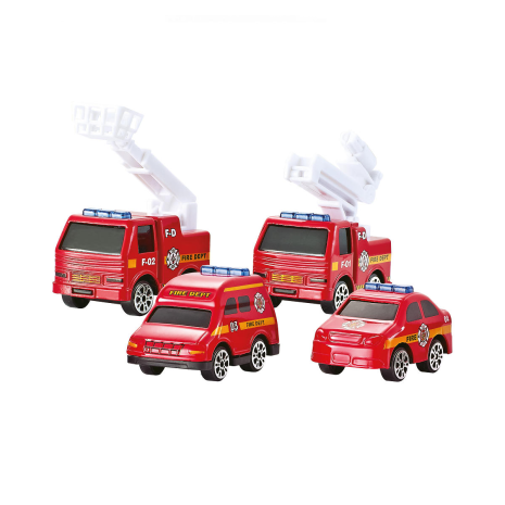 TURBO RACERS Set mini voertuigen 112 -4st 3ass