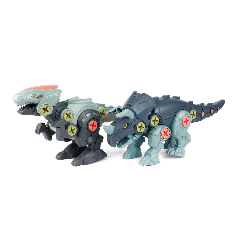 WORLD OF DINOSAURS 2x Dino -Demonteerbaar- 2ass