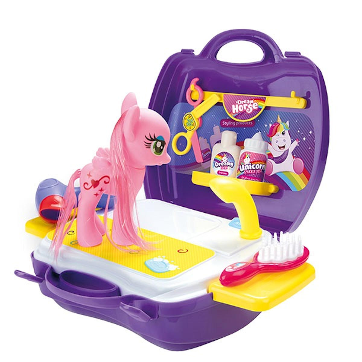 DREAM HORSE Set -Beauty Salon- mt acc in koffer