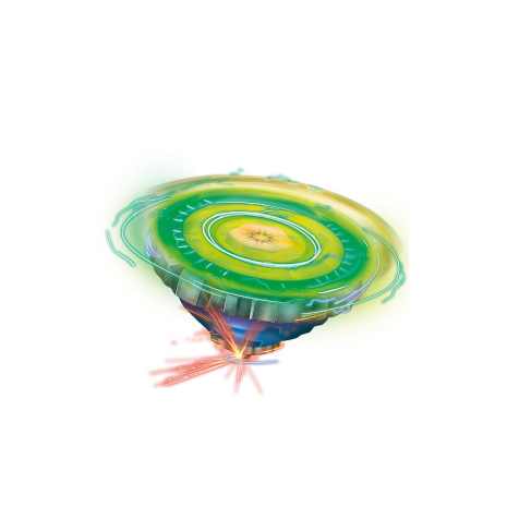 Metalen tol Gyro Battle met licht enafschieter assorti
