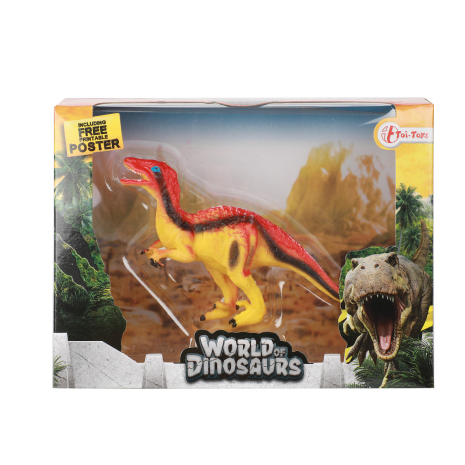 WORLD OF DINOSAURS Dinosaurus medium in doos 4ass