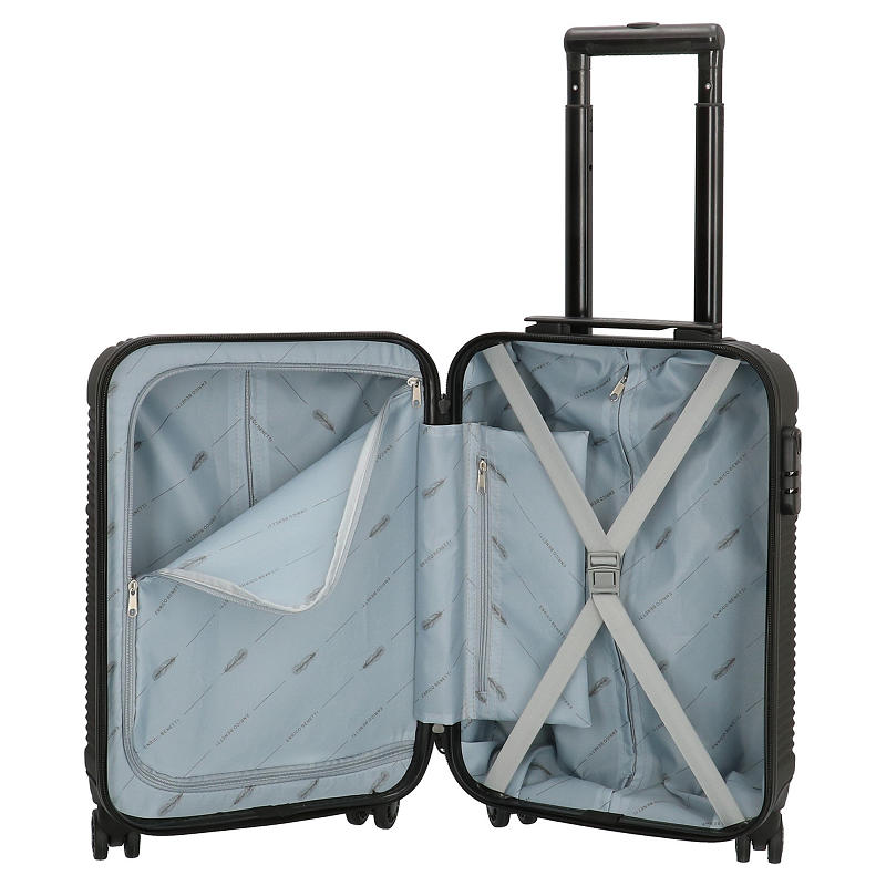 Enrico Benetti Handbagage Trolley Louisville Zwart 35x20x54