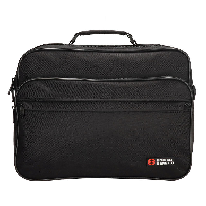 Enrico Benetti Amsterdam Reportertas 39x19x28cm - zwart