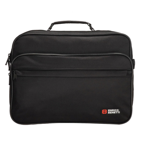 Enrico Benetti Amsterdam Reportertas 39x19x28cm - zwart