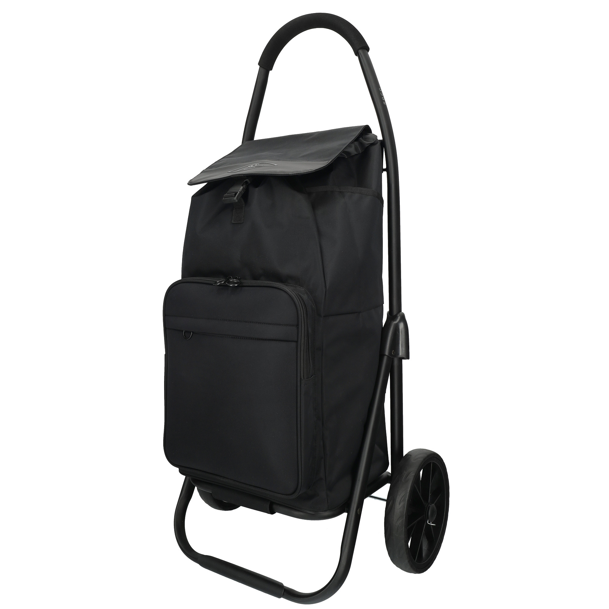 SECC Boodschappentrolley Twill Nylon - Zwart