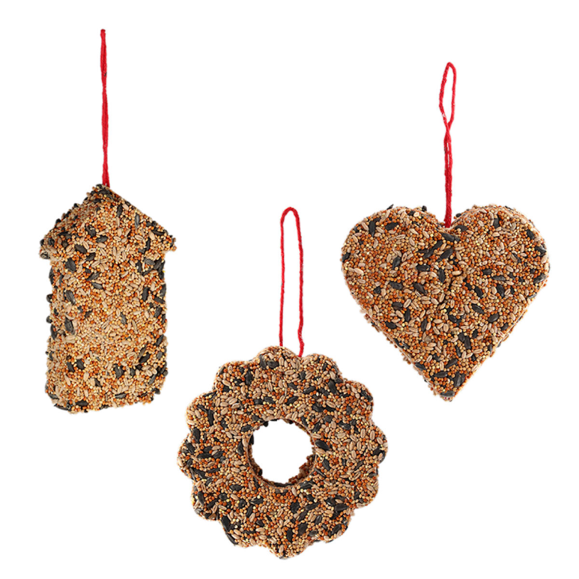 Esschert Design Vogelvoerfiguur L 3 ass.