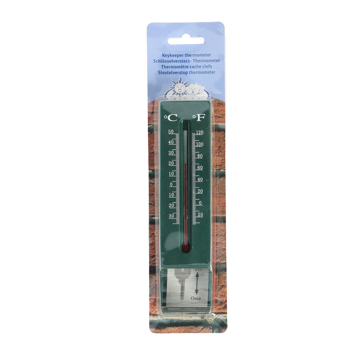Esschert Design Sleutelverstop thermometer
