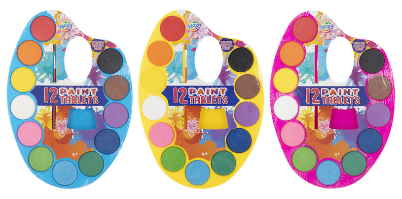 Moxy Waterverfpalet 12 kleuren