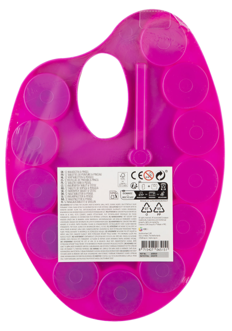 Moxy Waterverfpalet 12 kleuren