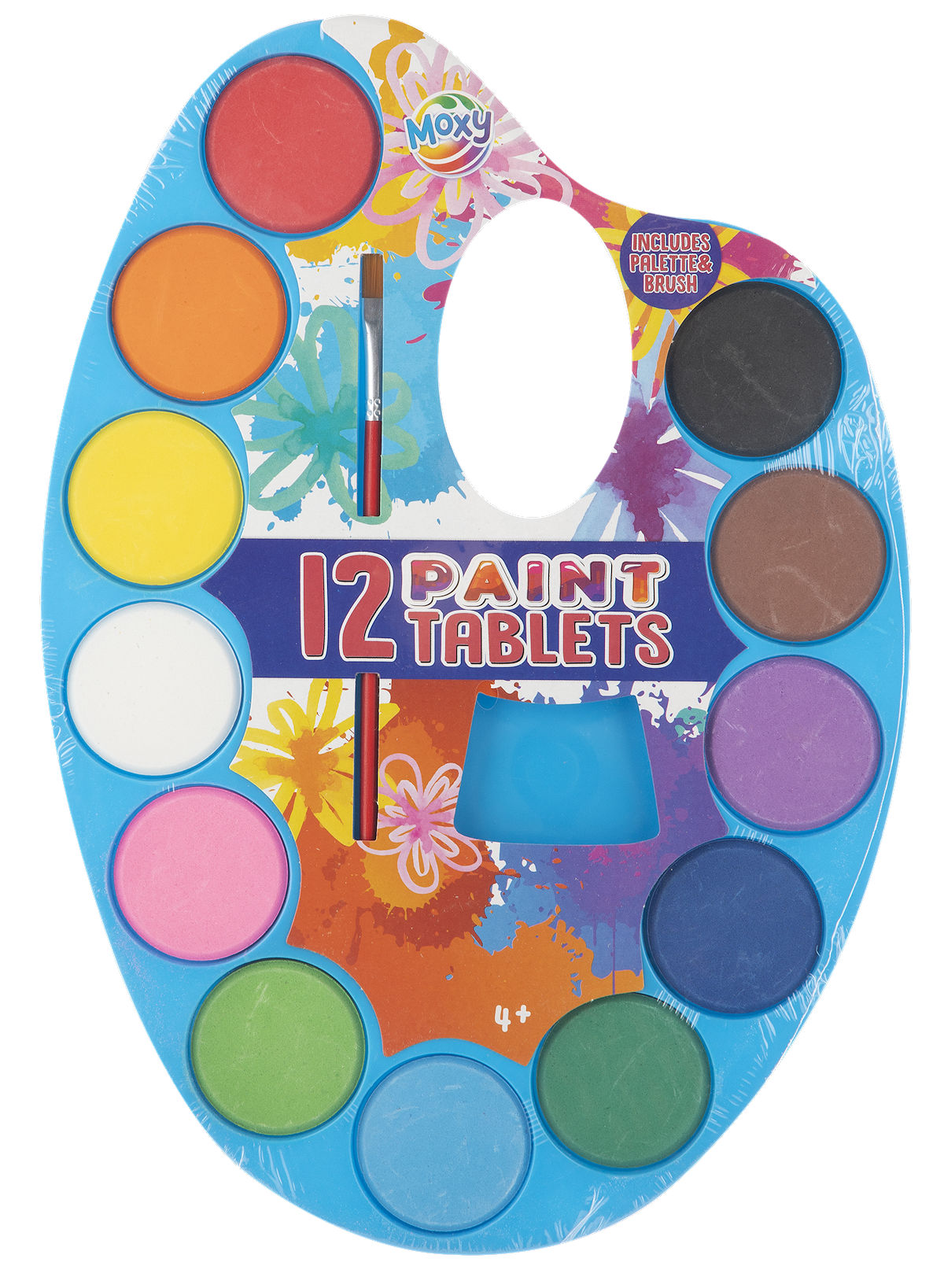 Moxy Waterverfpalet 12 kleuren